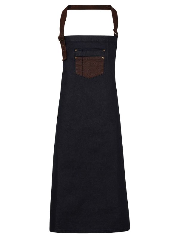 indigo/brown denim